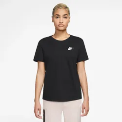 Nike Damen T-Shirt - W NSW TEE CLUB - Schwarz - L