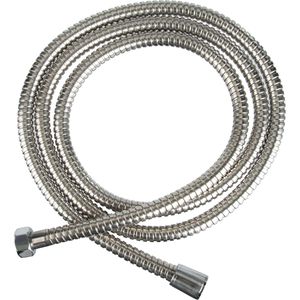 Böttcher-AG Duschschlauch verchromt, aus Edelstahl, Gewinde 1/2 Zoll, 2 m