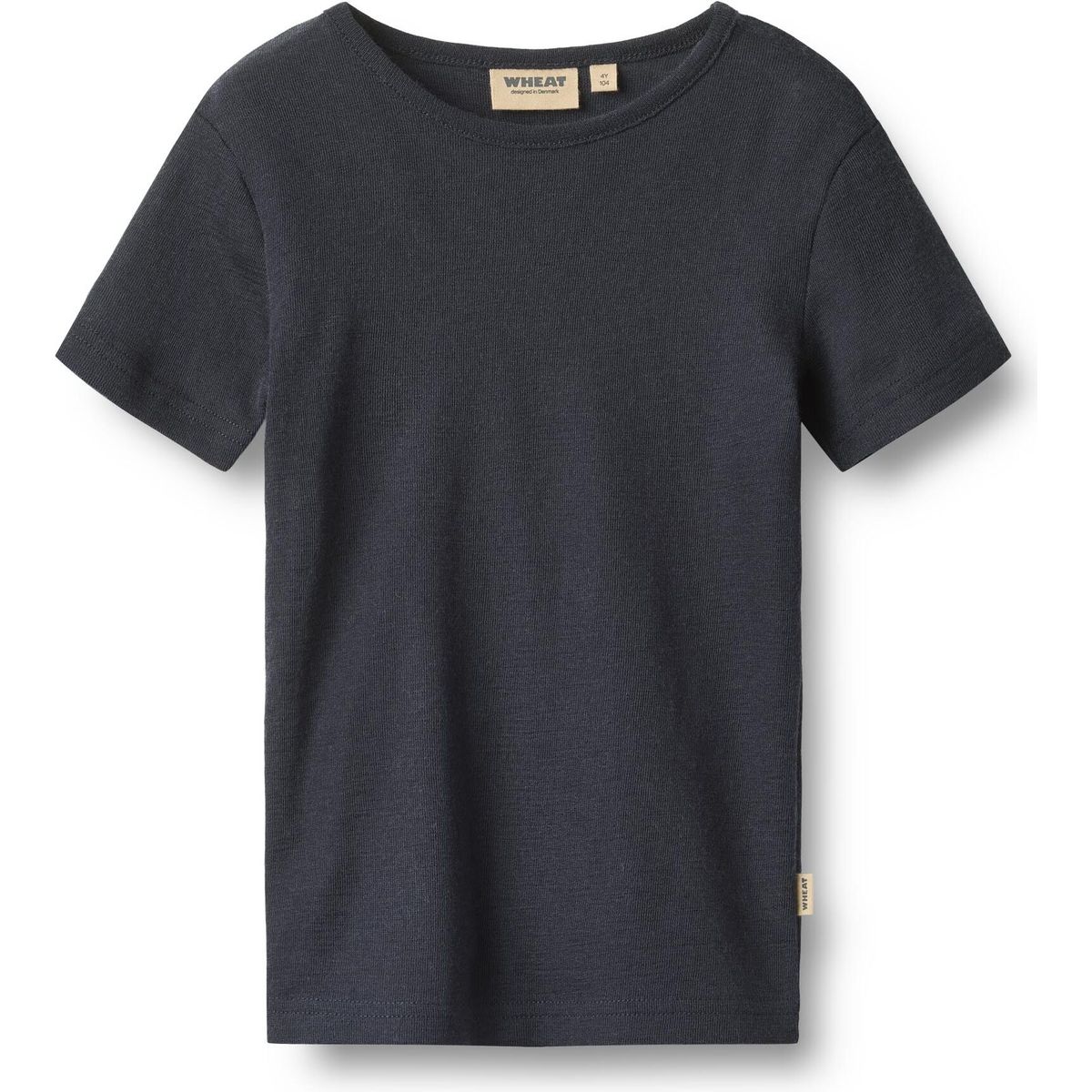 Wheat Wool T-shirt Short Sleeve Seo navy (1432) 128 2156-775 RWS-1432-128/8y