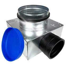 Lüftungsverteiler Verteilerkasten 1x75 Ø125 Wohnraumlüftung Luftverteiler E-KSR-1X75/125-OC-K