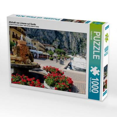 CALVENDO Puzzle Altstadt von Limone sul Garda | 1000 Teile Lege-Größe 64x48cm Foto-Puzzle für glückliche Stunden