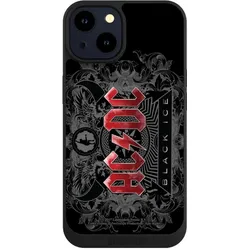 Nivocase Handyhülle für Apple iPhone 14 Hülle NIVOpure Case Schwarz ACDC Black Ice Fanartikel (Apple iPhone 14), Smartphone Hülle, Schwarz
