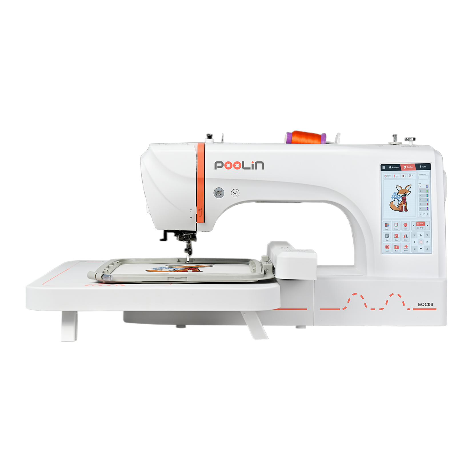 PooLin EOC06 Embroidery Machine PE0602P