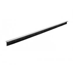 Delock 66652 19 Zoll Netzwerkschrank-Bürstenleiste Aluminium Profil Schwarz