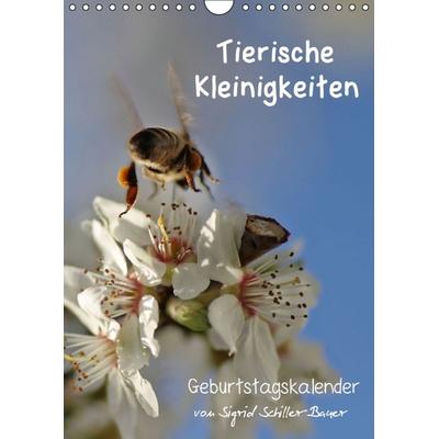 Tierische Kleinigkeiten / Geburtstagskalender (Wandkalender immerwährend DIN A4 hoch)