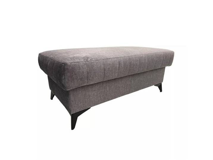 Muffo Hocker PIERO (elegante vertikale Nähte), Lagerbehälter, hohe Metallfüße