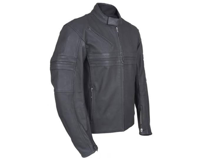 Römer Edinburg Lederjacke, Grau, Größe L