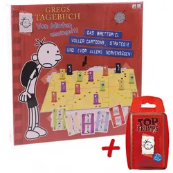 Brettspiel - Gregs Tagebuch - Von Idioten umzingelt! + Top Trumps