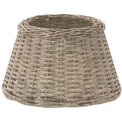 vidaXL Lampenschirm Braun Ø45x28 cm Korbweide