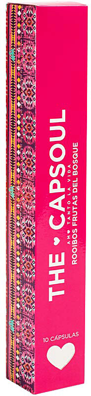 The Capsoul Cápsulas Roibos frutas del bosque cápsulas compatibles Nespresso 10 u