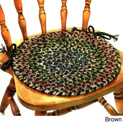 Katie Braided Chair Pads by Rhody Rug (Set of 4)