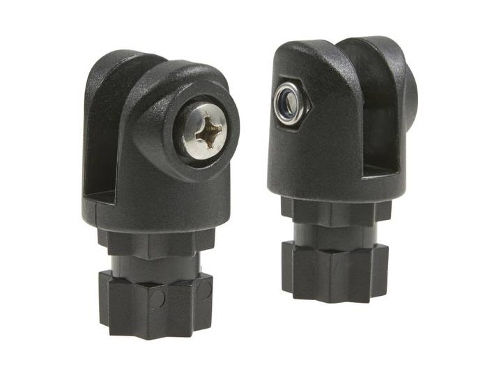 Schraub-Befestigung 3 × 6 cm 2 Stück