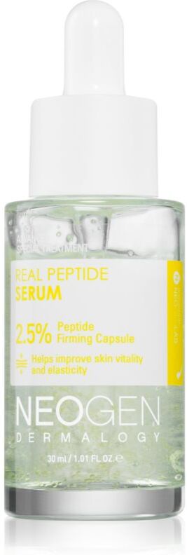 Neogen Dermalogy Real Peptide Serum hydratisierendes Antifaltenserum erhöht die Hautelastizität 30 ml
