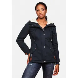 MARIKOO Damen Winterjacke Outdoor Baumwolljacke mit Kapuze Bikoo