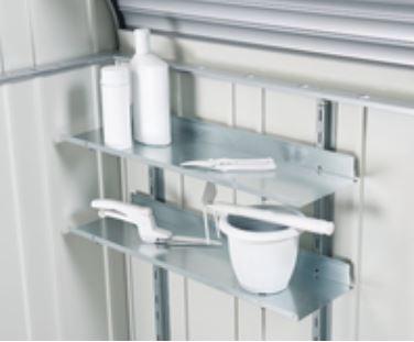 BIOHORTGARTE Regale-Set zu StoreMax 190 incl. 2 Regalsteher,72x24,5cm 08415135