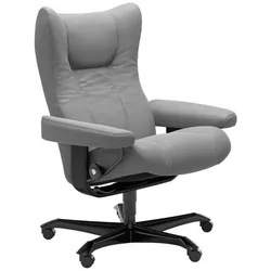 Stressless Bürostuhl Wing Office Leder Grau Batick Wild Dove