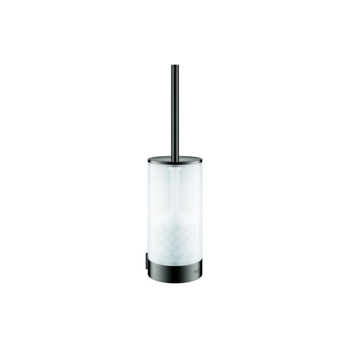 Grohe Selection WC-Bürstengarnitur 41076A00 hard graphite, Glas, Wandmontage, verdeckte Befestigung