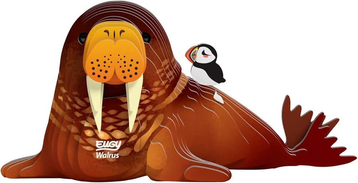 EUGY 3D Bastelset Walvis voor kinderen