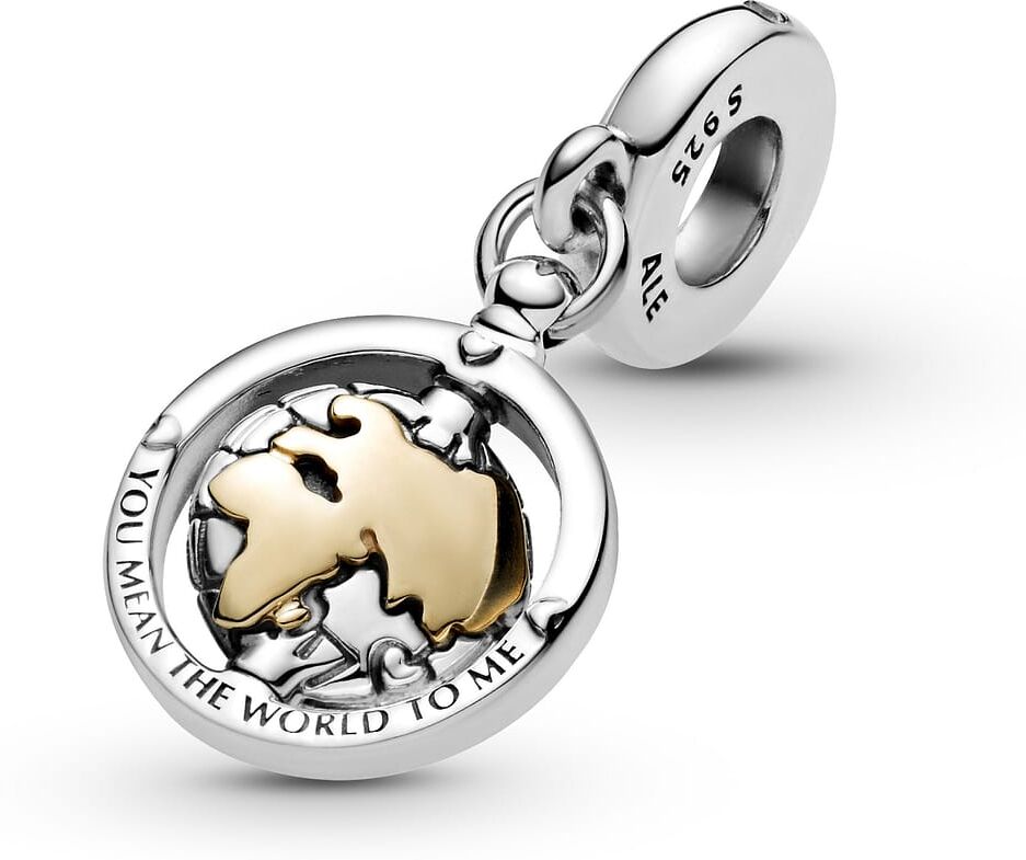 Charm Pandora Pendant Monde Rotatif Femme