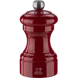 Peugeot Bistro Salzmühle 10 cm Passionsrot lackiert Holz