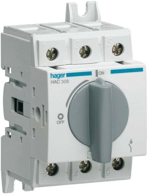 Hager Lasttrennschalter 3P 100A HAC310)