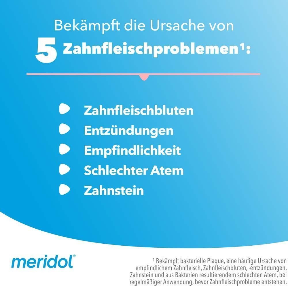 Meridol sanftes Weiß Zahnpasta x3 3x75 ml
