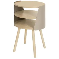 Beistelltisch  Nola III , grau , Maße (cm): H: 69  Ø: 40