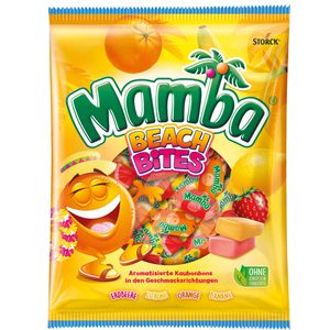 Mamba Kaubonbons Beach Bites, mit Fruchtgeschmack, 26 Stück, 160 g