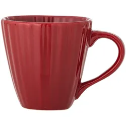 Bloomingville Latina Becher, Steingut, Ø 8,5xH8,5 cm, rot