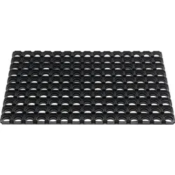 HAMAT Fußmatte offene Ringe schwarz Gummi - 3502506007