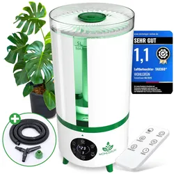 TAU360 Luftbefeuchter für Pflanzen | 5L | Smart Humidity Control | 360 Nebel