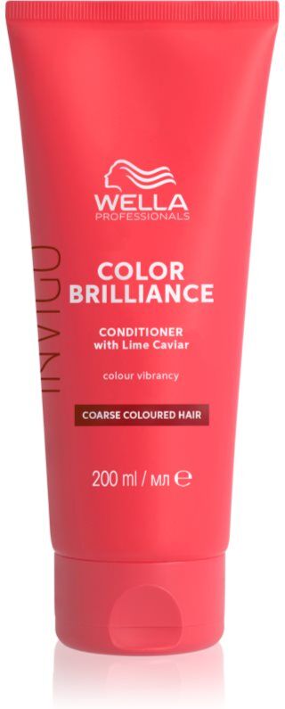 Wella Professionals Invigo Color Brilliance Conditioner für dichtes, festes gelocktes Haar für gefärbtes Haar 200 ml