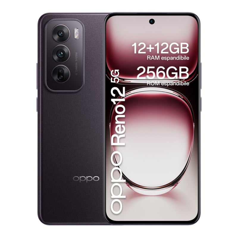 OPPO Reno12 256 GB Zwart Bruin 5G