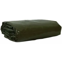vidaXL Plane 650g / m2 Olive Grün 3 x 4 m Canvas mit PVC-Beschichtung