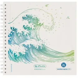 Herlitz GREENline Notizbuch 100 Blätter Weiß