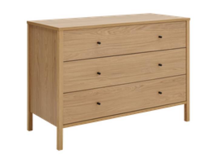 Commode décor bois 3 tiroirs Simon