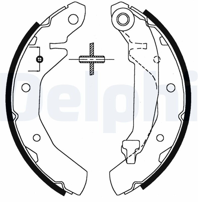 Delphi Bremsbackensatz Ls1821 Für Chevrolet Fso Proton