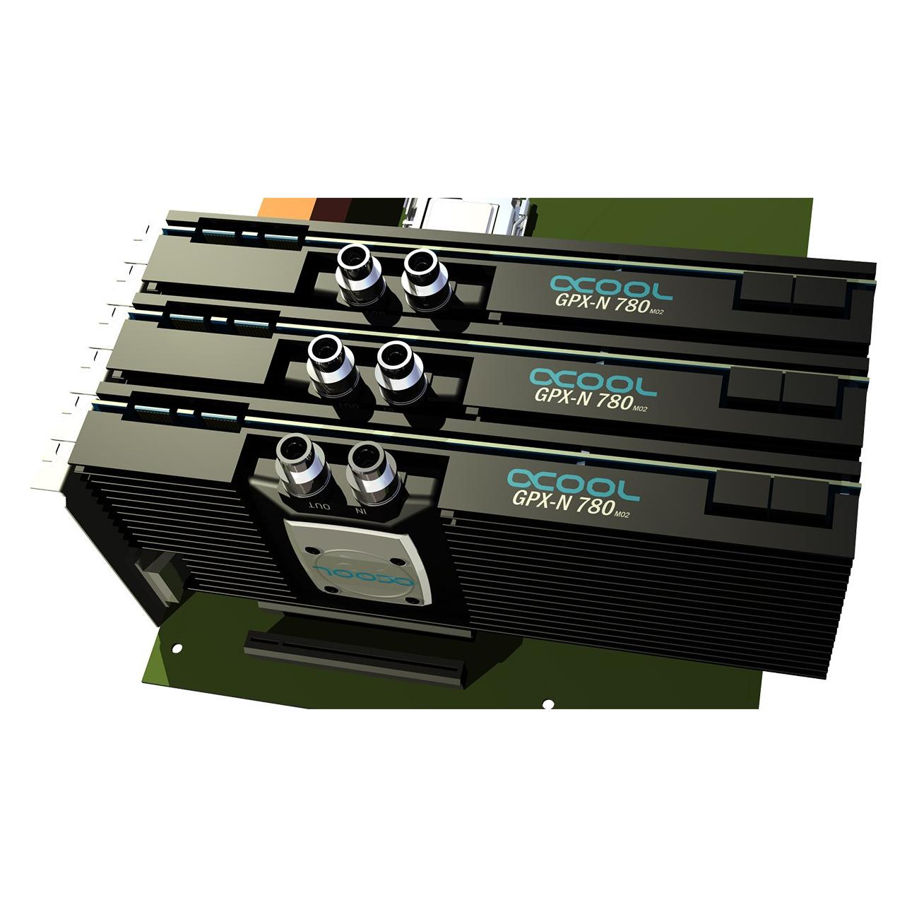 Alphacool GPX SLI Connector - Dual Asymetric Plexi (12533)