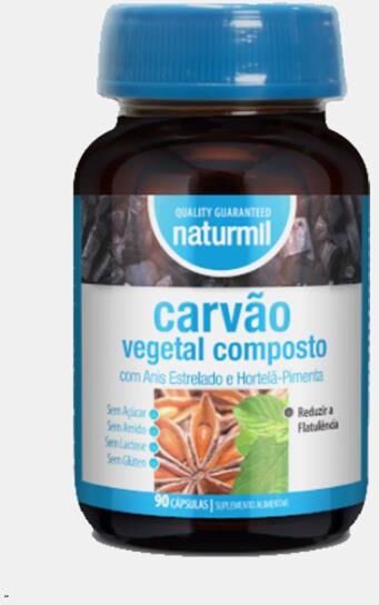 NATURMIL CARVAO VEGETAL COMPOSTO 90 CAPSULAS