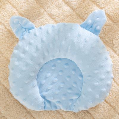 Happy Pet Pantry Cozy U Shaped Plush Dog Bed For Small & Toy Breeds Warm Sleep Comfort blue