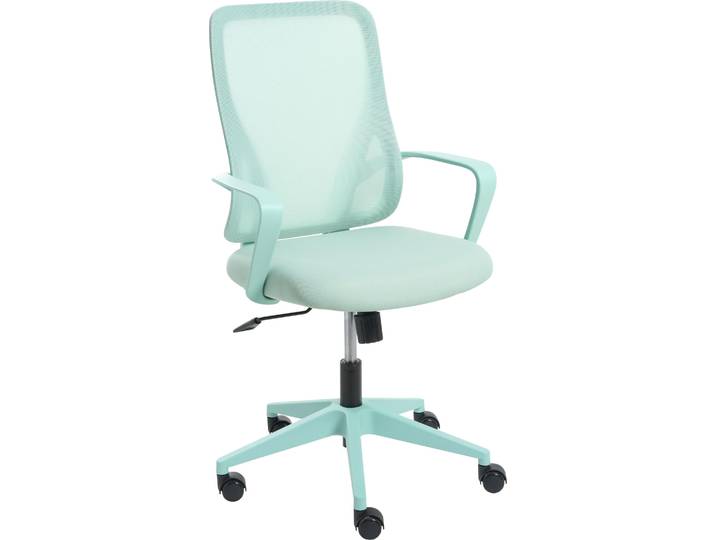 BELIANI Bürostuhl Mintgrün aus Mesh Stoff Höhenverstellbar Drehbar Wipp Funktion Modernes Design Schreibtischstuhl Drehstuhl für Home Office Büro