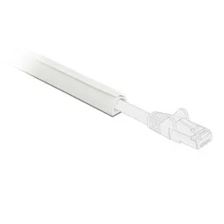 DeLOCK Kabelkanal Mini selbstschließend selbstklebend 10 x 10 mm - Länge 1 m weiß
