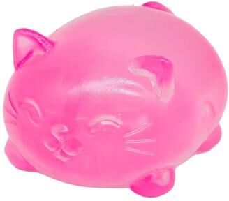 Quick Pick Pro Cute Cat Squishy Stress Relief Fidget Toy Mini Maltose Decompression Toy pink