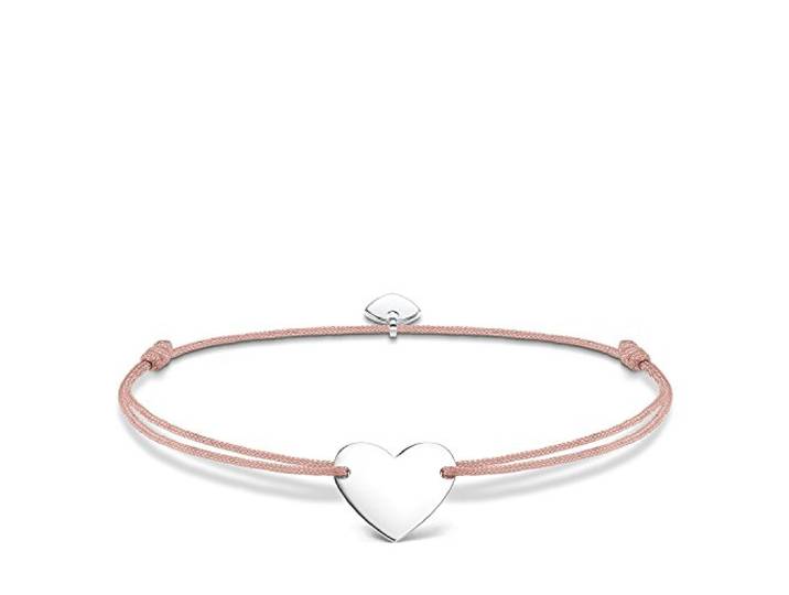 THOMAS SABO Armband Little Secret Herz 925 Sterlingsilber, Nylon