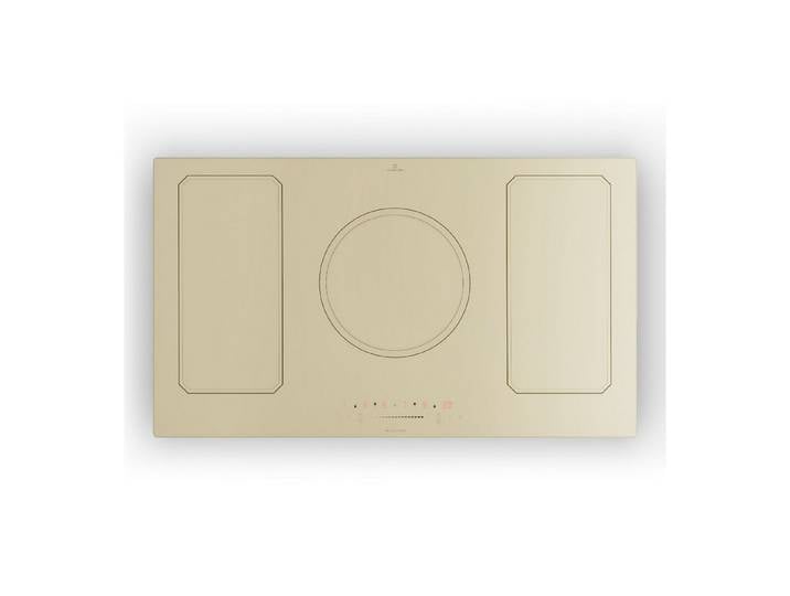 Klarstein Induktions-Kochfeld Victoria 5 Flex Induktion 5 Zonen 7400W mit Boost & Restwärme-Anzeige 10040204, Einbau-Kochfeld autark Glaskeramik mit Slider Touch & Restwärme