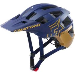Cratoni AllSet Pro Fahrradhelm - blue-gold matt