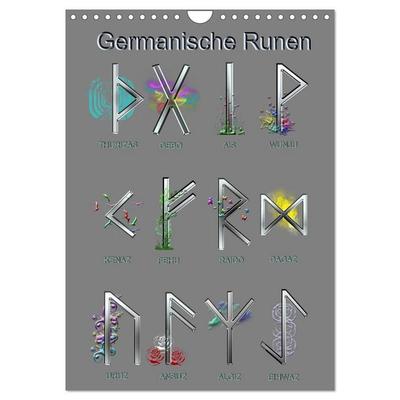 Germanische Runen (Wandkalender 2027 DIN A4 hoch), CALVENDO Monatskalender