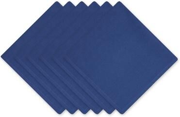 DII Solid Cotton Napkin Set/6
