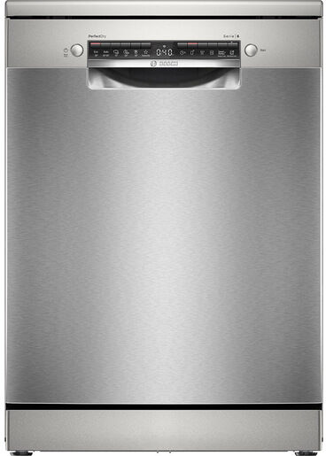 Bosch Serie 6 SMS6ZCI10E Lavastoviglie da libera installazione 14 coperti Acciaio spazzolato anti-impronta Classe B