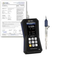 PCE Instruments Hochpräzises pH-Messgerät PCE-PH 228LAB-LC-ICA ISO-Zertifikat für ionenarme Medien ± 0,002 pH + 2 Digit